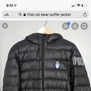 polo bear bubble coat